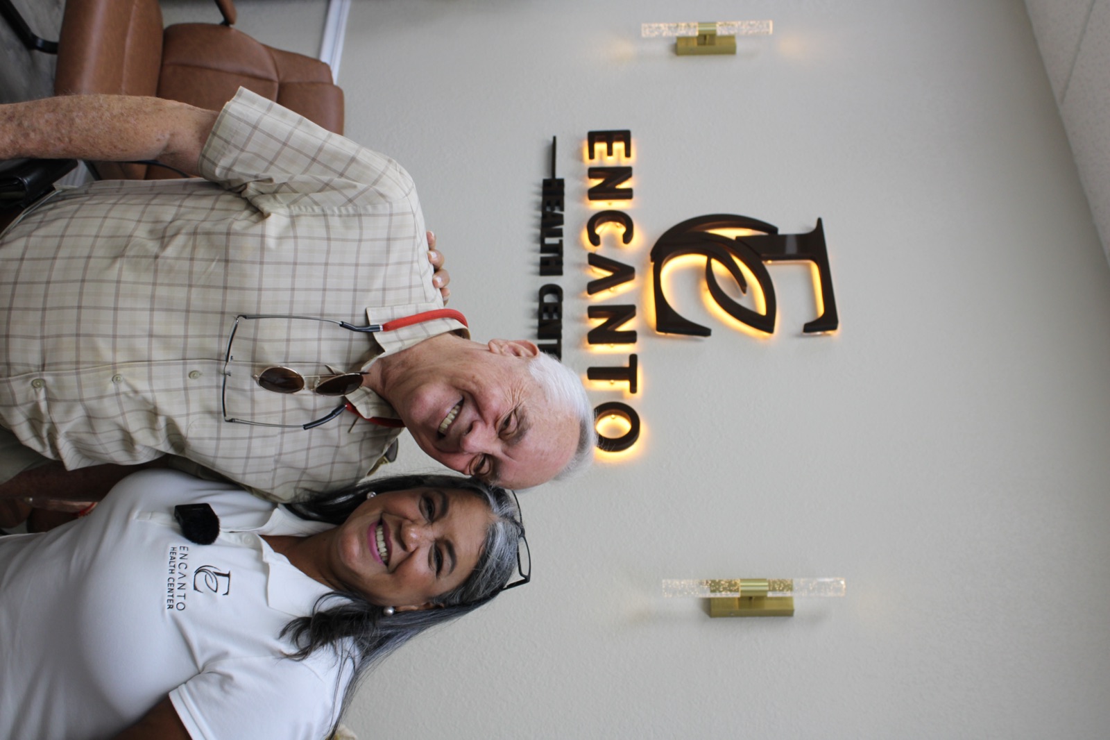 Encanto clinician spending time with Miami patients