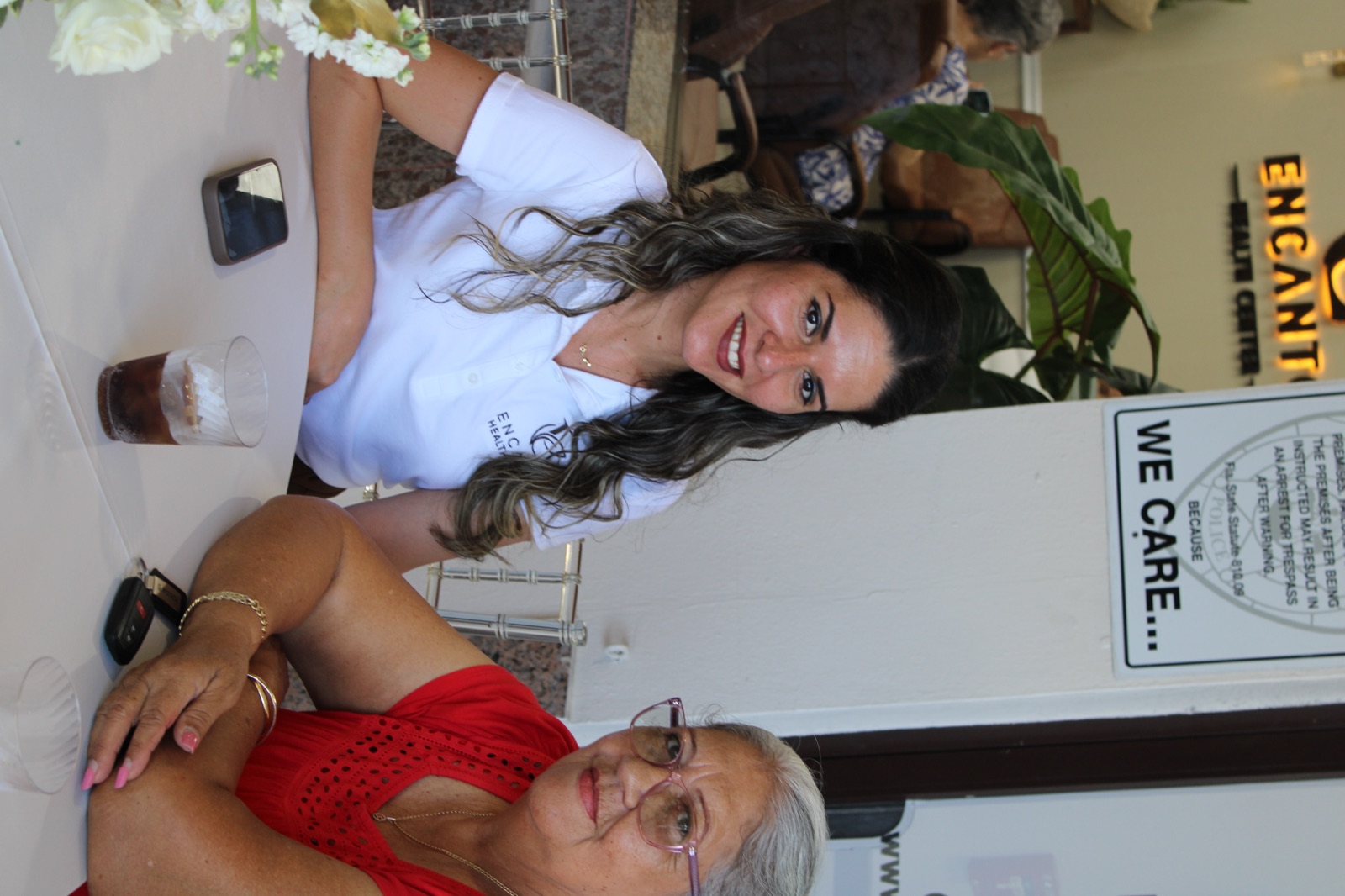 Encanto Health Center team with patients